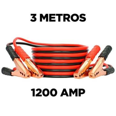 Imagem de Cabo Auxiliar Caminhão 3 Metros Transferência De Energia - Bellator