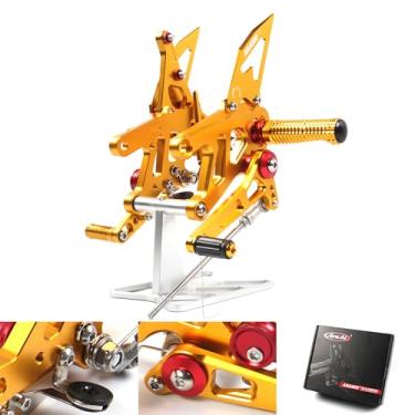 Imagem de Arashi Versão 2.0 Traseiros ajustáveis para Aprilia RSV4 FACTORY APRC ABS SBK SE 2013-2016, RSV4 2017-2021, Tuono V4 1100 2017-2020, Dourado