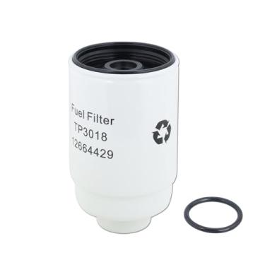 Imagem de Kefly Filtro De Combustível Tp3018, Compatível Com Duramax 6.6L Diesel, Chevy Silverado 2500Hd 3500Hd 2001-2016, Gmc Sierra 2012-2016, Express Savana, Substitui Tp3012 12664429 12633243 (1 Pacote)