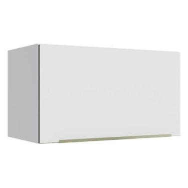 Imagem de Armário Aéreo 60 Cm 1 Porta Basculante Branco/Branco Veludo - MADESA