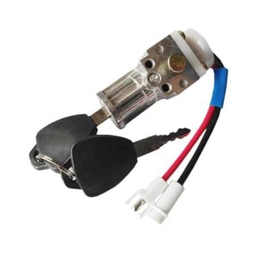 Imagem de Colaxi Cadeado de caixa de energia para bicicleta elétrica, trava de cilindro de energia portátil com chaves para bicicleta elétrica e ciclismo elétrico