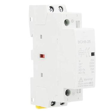 Imagem de Hapivida Contator De Tensão Cc, 25A 24V Bch8-25 2No, Interruptor Contato Modular, Montagem Em Trilho Din Residencial Para Sistema Controle Inteligente