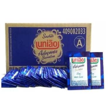 Imagem de Sachê Açucar Adoçante União Sucralose - 600Mg. C/400