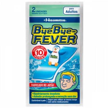 Imagem de Compressa Para Alivio De Febre Bye Bye Fever Adultos Com 2 Unidades