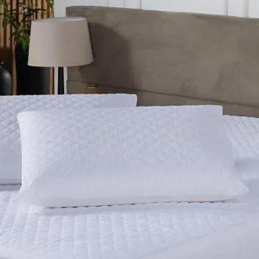 Imagem de Capa de Travesseiro Impermeável Antialérgico Antiácaro Poliéster Matel