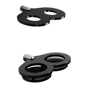 Imagem de IEUDNS Suporte para sabre de luz, gancho para espada, suporte para a maioria dos cabos, vertical, acrílico, de parede para sabre de luz para colecionadores, Preto