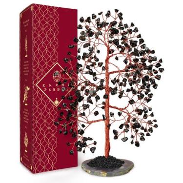 Imagem de Crystal Tree Karmapledge Blask Obsidian Chakra Healing