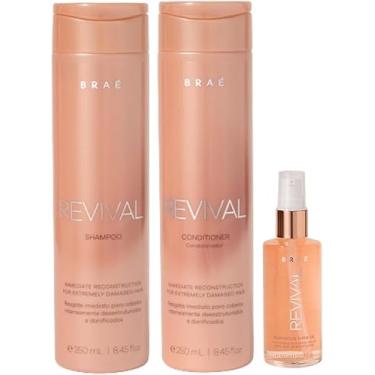 Imagem de Kit Shampoo Condicionador e Óleo de Brilho Braé Revival
