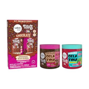 Imagem de Kit Shampoo + Condicionador com 2 Gelatinas Chocolate e Morango