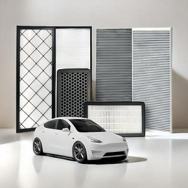 Imagem de Capa universal de apoio de braço para carro, capa de console central de carro, capa de descanso de braço de carro de couro napa impermeável para carro, adequada para Tesla Model 3 Y e a maioria dos carros familiares, não aplicável a captadores (A-preto)