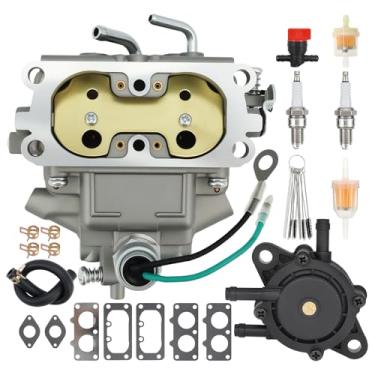 Imagem de Carburador adequado para Kawasaki FH721V FH601V FH661V FH680V FX850V 19HP motor de 4 tempos, substitui 15003-7077 15003-7041 por juntas e bomba de combustível