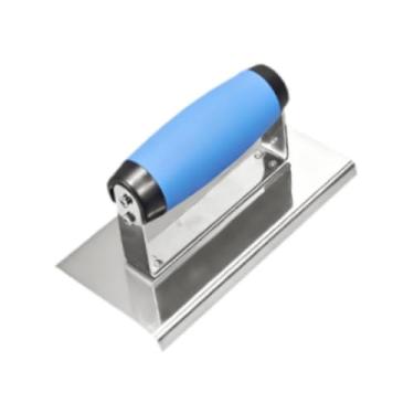 Imagem de Fenteer Ferramenta de acabamento de cantos para construção, cabo ergonômico, à ferrugem, compacta e versátil, ideal para reboco de colunas, R4.5 Mm