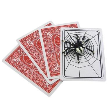 Imagem de Cartão surpresa Magic Trick Spider Web com 3D Spider Reveal - Yiweisai