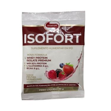 Imagem de Isofort Sachê 30g Sabor Frutas Vermelhas