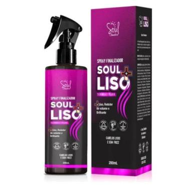 Imagem de Finalizador Capilar Soul Spray 200ml Cabelo Lisos e Cacheado, + Liso
