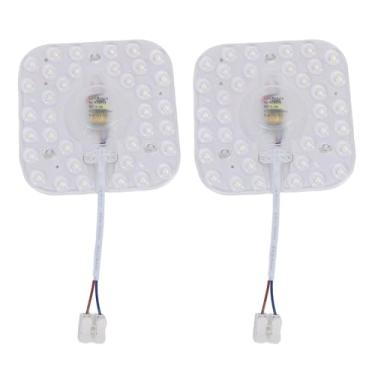 Imagem de Phefop Painéis de Substituição de Luz de Teto LED 18W Placas de Luz de Retrofit Magnéticas para Luzes de Teto Com Iluminação Eficiente e Amigável Aos Olhos (Quadrada)