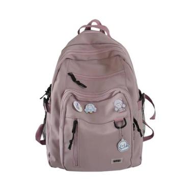 Imagem de Mochila Escolar Feminina De Alta Capacidade, Grande, Estilo Casual, Mo