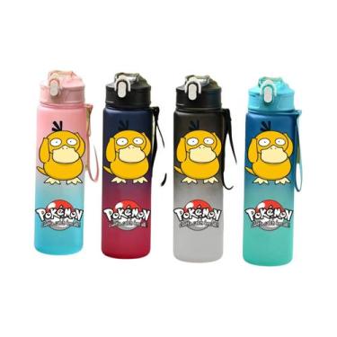 Imagem de Garrafa De Água Esportiva Pokémon Pikachu Charizard 800ML À Prova De V