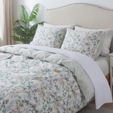 Imagem de Juego de Funda de Edredón HoneiLife Dover Queen 228x228 cm Algodón