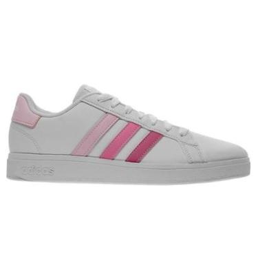 Imagem de Tênis Casual Infantil Menina Adidas Grand Court 2.0 K Branco-Feminino