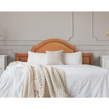 Imagem de Cabeceira Queen Provençal Luxo 160X60 Terracota Tachas Fumê