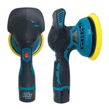 Imagem de Lixadeira Politriz Automotiva Com Acessorios 24v Recarregavel Maquina De Polir Carros Profissional