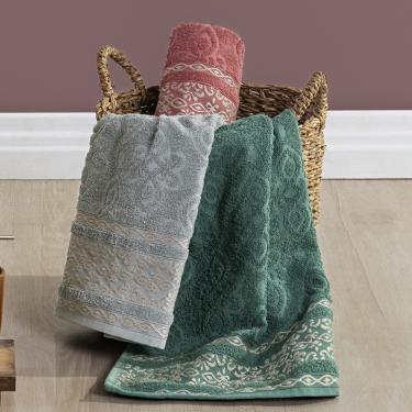 Imagem de Toalha de Rosto Essence Gramatura 450g/m² Avulsa 100% Algodão - Terracota