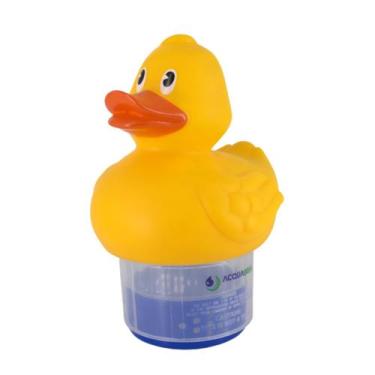 Imagem de Dosador Fofinho Flutuante Modelo Pato Para Piscina e Spa - ACQUABRAS