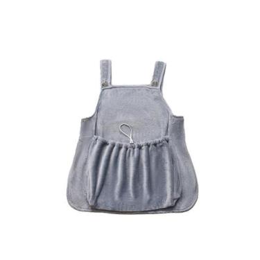 Imagem de Avental de pelúcia para gatos, sem usar as mãos, para transportar anim