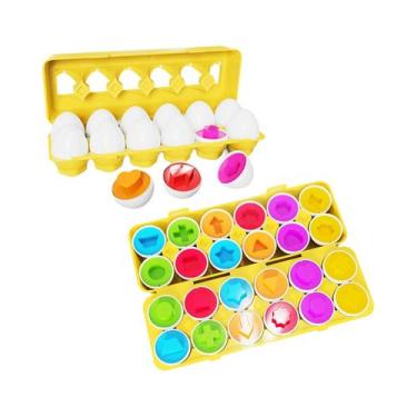 Imagem de Brinquedos Educativos Montessori Para Bebês 6 Peças De Correspondência