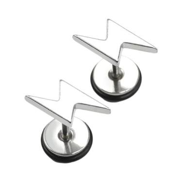 Imagem de Brincos De Aço Inoxidável Com Design De Morcego, Golfinho, Crânio, Rai