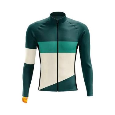Imagem de Camisa De Ciclismo Térmica De Inverno Para Homens, Manga Longa, Jaquet
