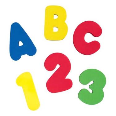 Imagem de Brinquedo Educativo Alfabeto Números E Letras Banho Buba - Moas Indust