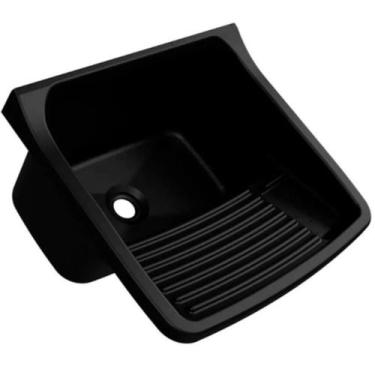 Imagem de Tanque de Plastico Preto 24L Com Válvula Metasul