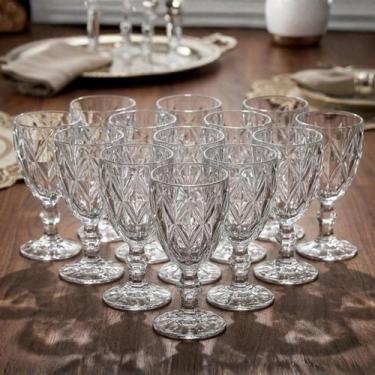 Imagem de Conjunto 12 Taças Diamante 340ml Nix House Elegante