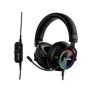 Imagem de Headset Gamer com Suporte Xzone Preto GHS-01, Preto