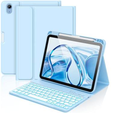 Imagem de Capa com Teclado aMZCaSE para iPad A16 11ª e 10ª Geração 10,9"