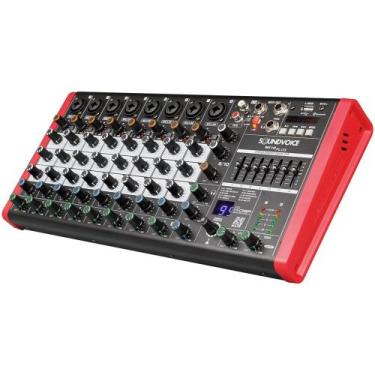 Imagem de Mesa de Som c/ 10 Canais Compacta USB Bluetooth Digital Sound Voice MC