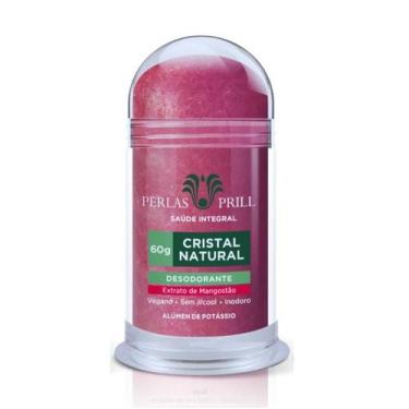 Imagem de Desodorante Cristal Perlas Prill Extrato de Mangostão 60g, Branco