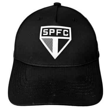 Imagem de Bone Sao Paulo Licenciado Original Aba Curva Conforto - SuperCap, Pret