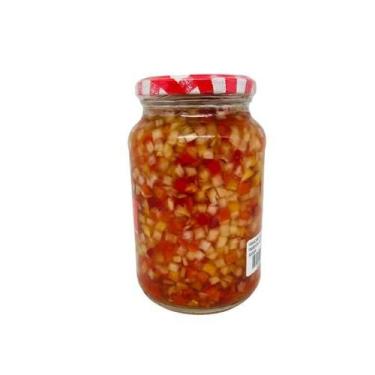 Imagem de Vidro de Vinagrete de Pimenta Artesanal 300g - Os Primos