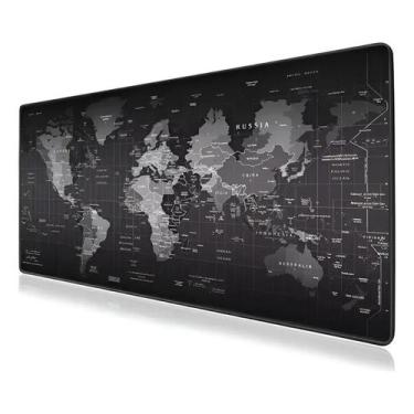Imagem de Mouse Pad Gamer Mapa Mundi Extra Grande 70x35cm Proplayer - NoBrand