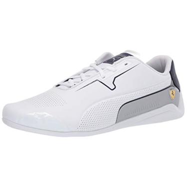 Imagem de PUMA Tênis Ferrari Drift Cat 8 unissex, Puma branco-pavão, 4