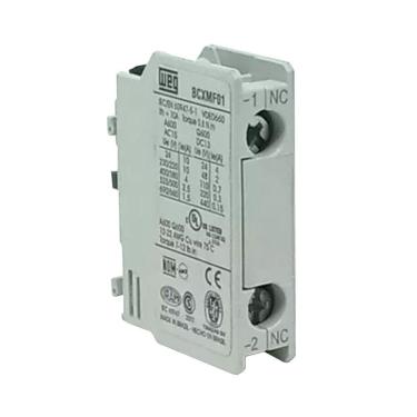 Imagem de Bloco de Contato Auxiliar Weg BCXMF01 Frontal 1NF