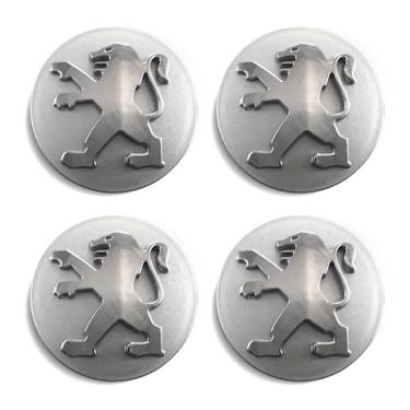 Imagem de Jogo 4 Calota Centro Roda Peugeot 106 Prata