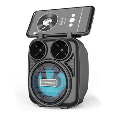 Imagem de Caixa de Som Bluetooth Portátil com alça LED KA8001