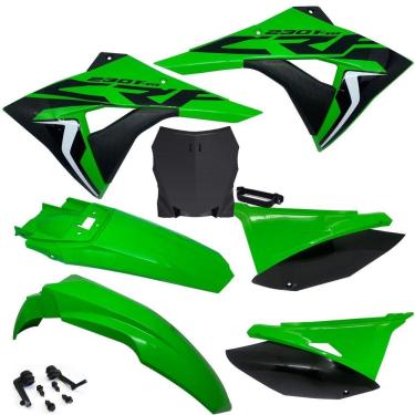 Imagem de Kit Plástico Biker Next Crf 230 Com Number Plate F1rst e Adesivos