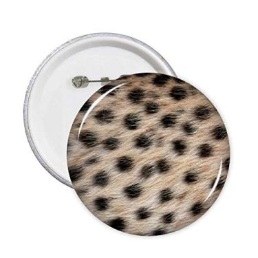 Imagem de Broche de design abstrato de penas de leopardo com design de broches de emblema de botão para decoração 5