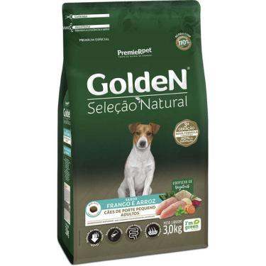 Imagem de Ração Seca PremieR Pet Golden Seleção Natural para Cães Adultos Mini Bits - 3 Kg