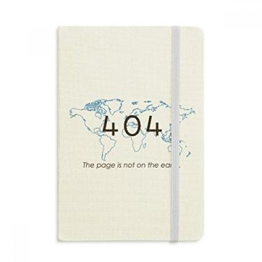 Imagem de Agenda de erro Programmer 404 Not On Earth Caderno oficial de tecido capa dura para diário clássico